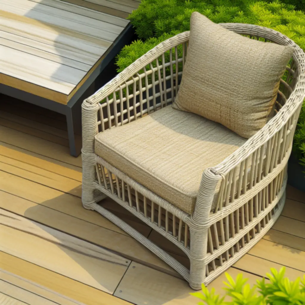 Fotel rattanowy Breeze z poduszką