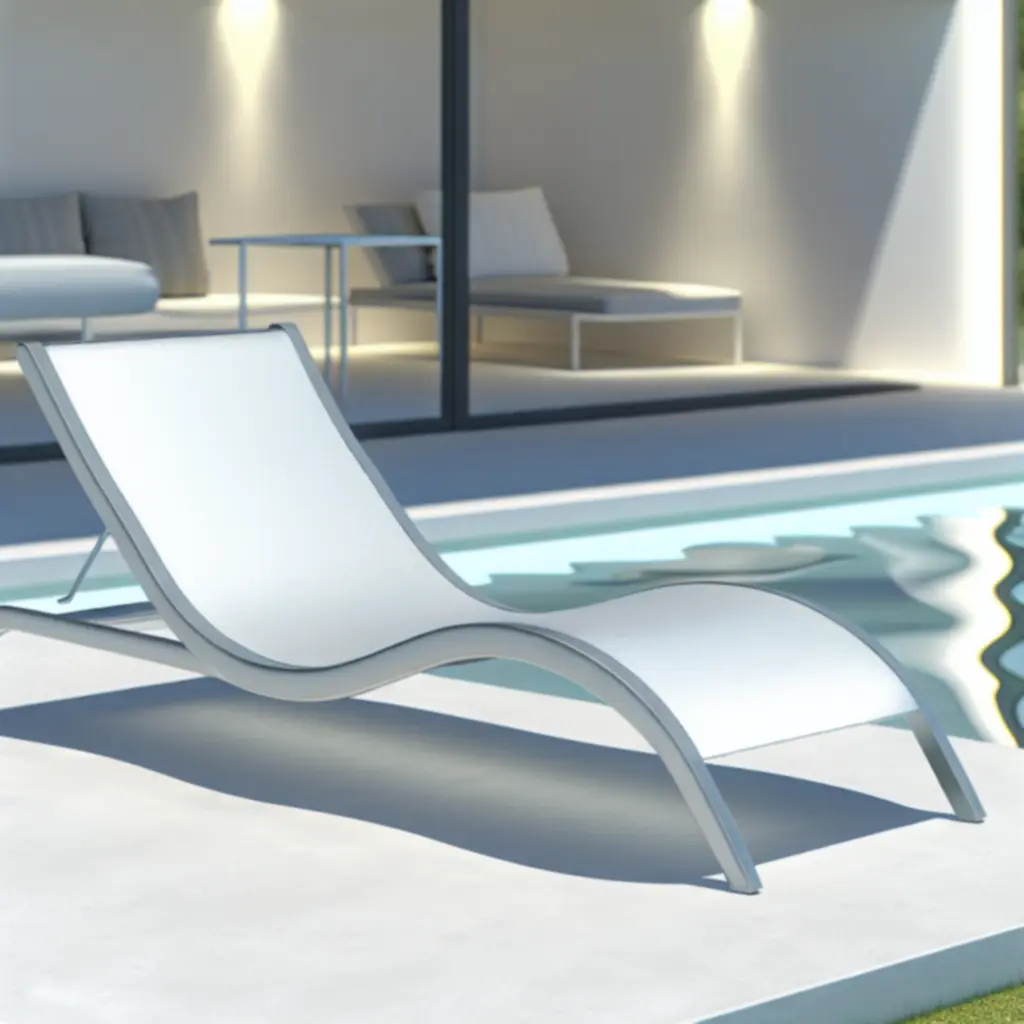 Leżak Wave+ o falistej formie