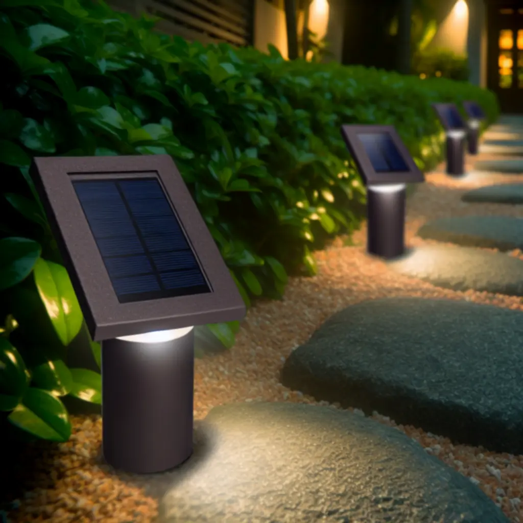 Ścieżkowa lampa solarna Eco w kolorze grafitowym