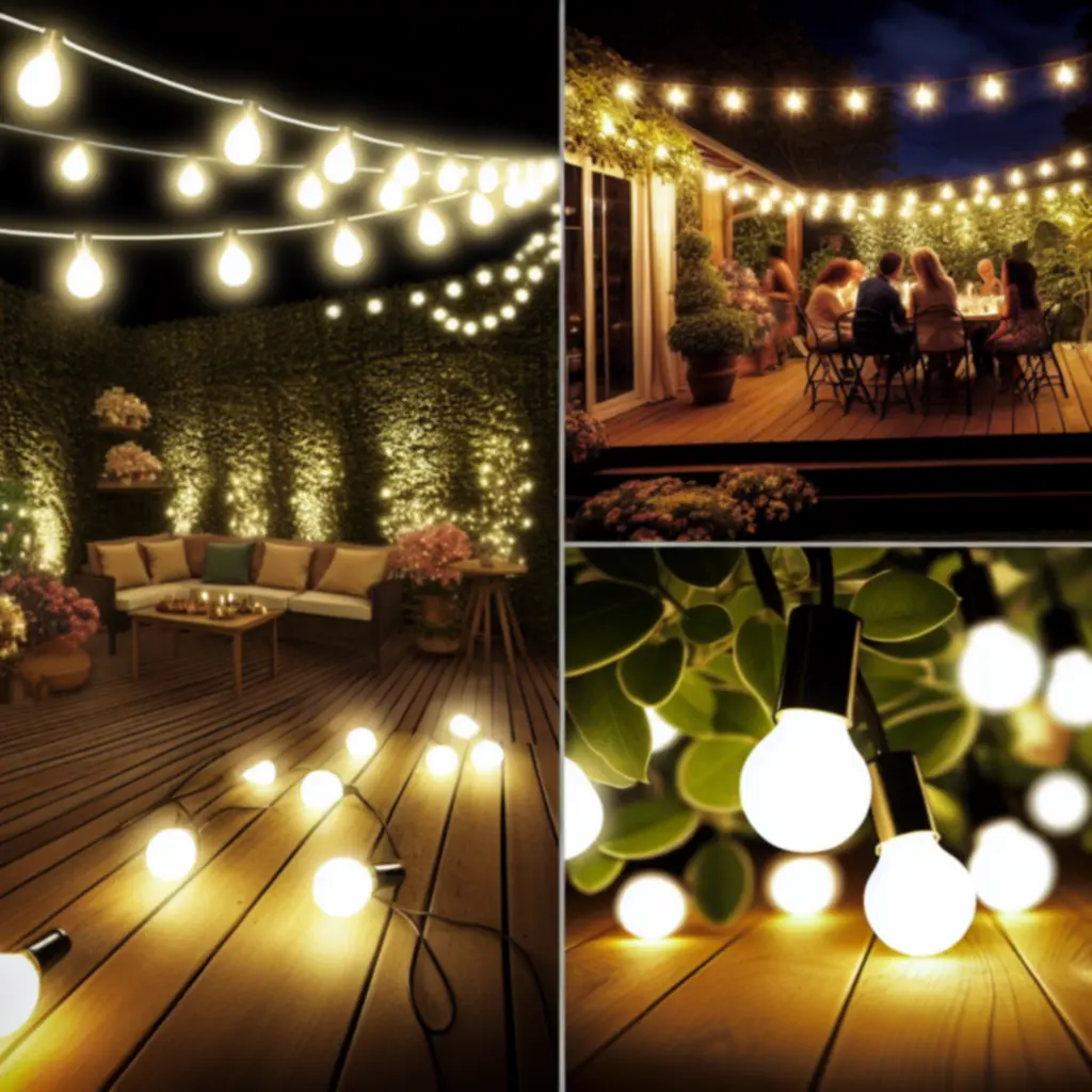 Girlanda świetlna o ciepłej barwie światła